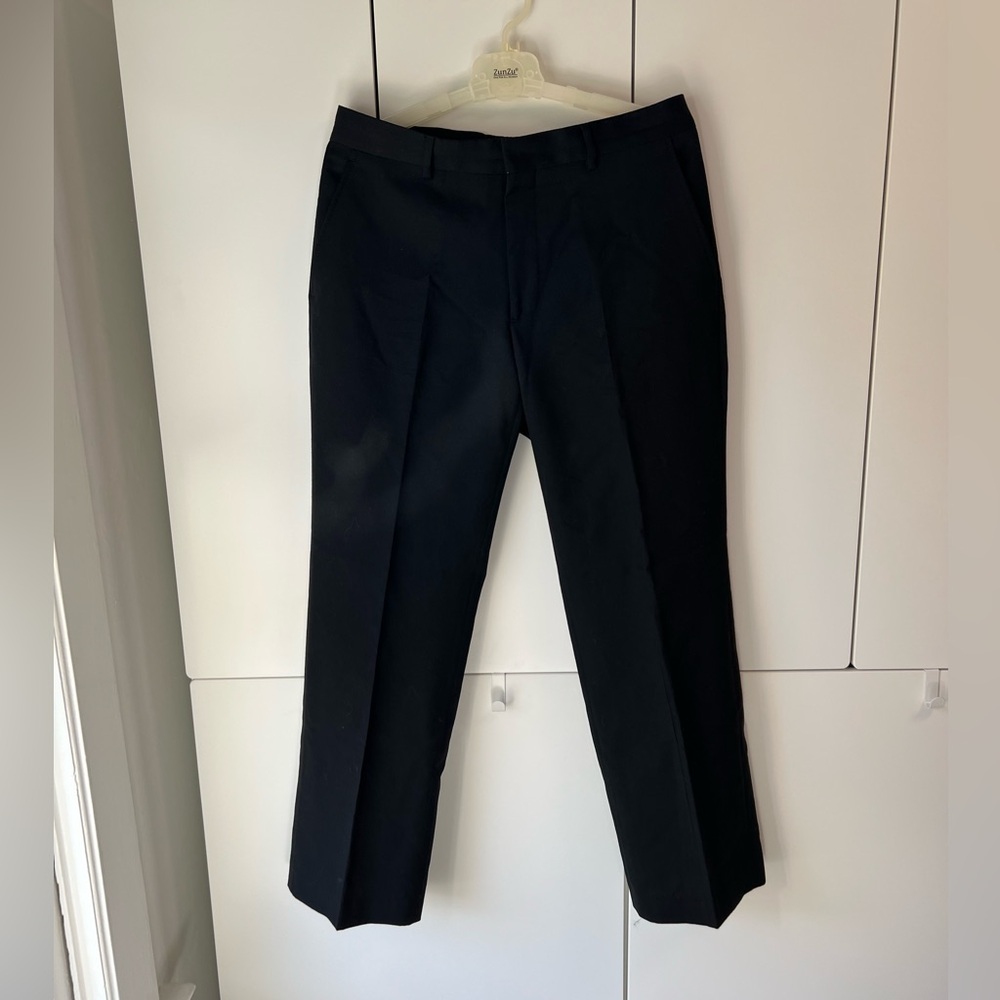 Express Design Studio 100% Wool Black Trousers